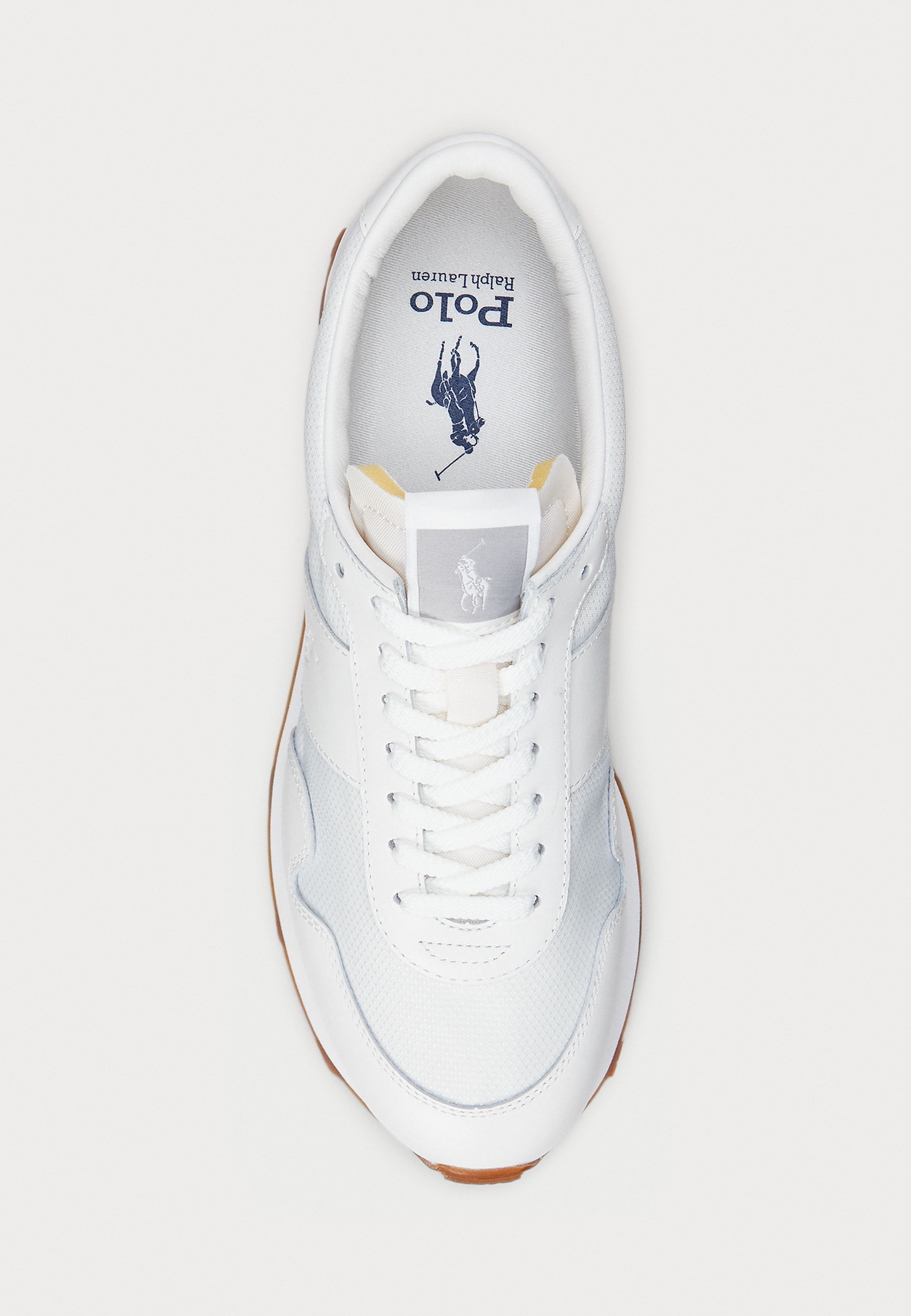 Polo Ralph Lauren PRL TRAIL 125 LEATHER SNEAKER - Scarpe da ginnastica - completamente bianche