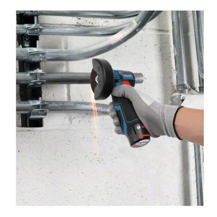 Meuleuse angulaire sans fil GWS 12V-76 (sans batterie ni chargeur) en coffret L-BOXX - BOSCH - 06019F2003