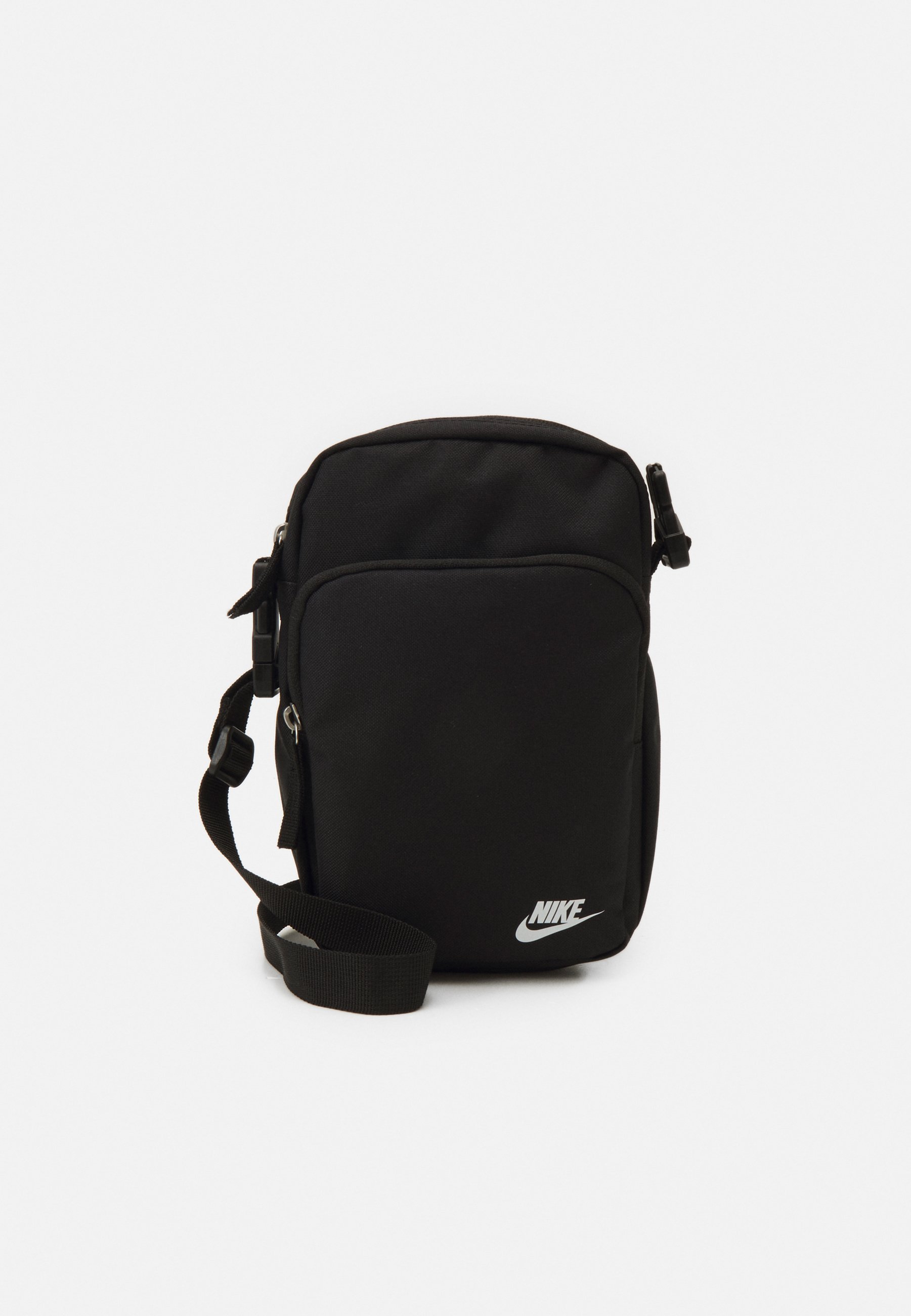 Nike Sportswear HERITAGE CROSSBODY UNISEX - Crossbodytas - zwart/zwart/wit