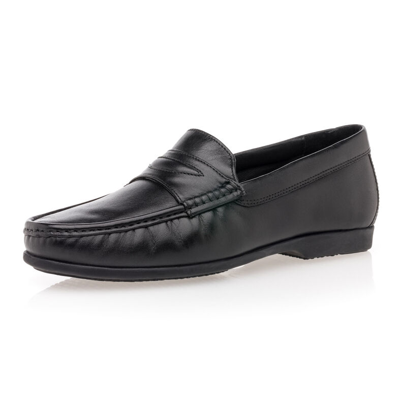 Miesten mustat loaferit/veneilykengät