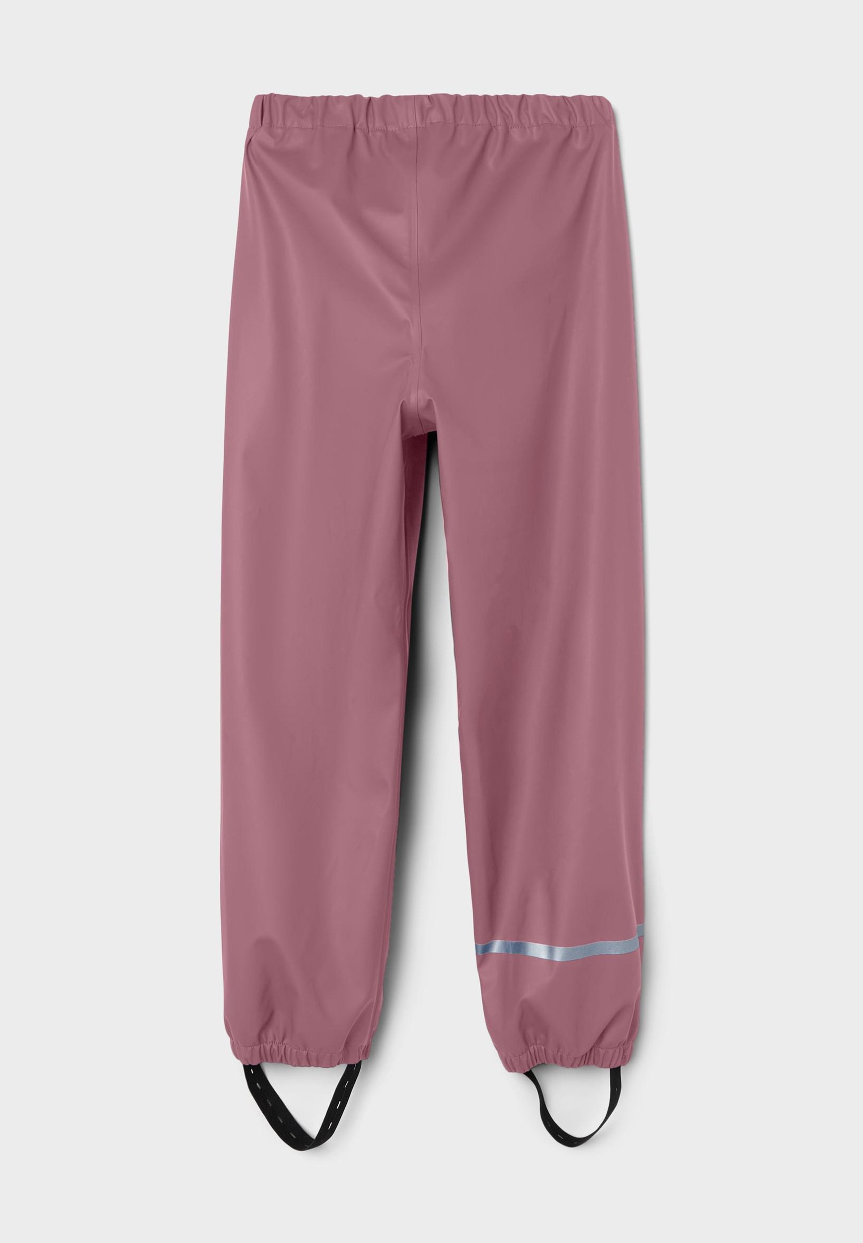 Calça de chuva unissex NKNDRY RAIN PANT - cor malva melancólica