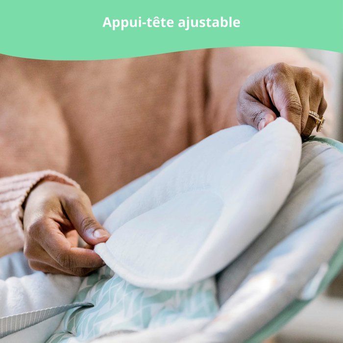 INGENUITY Keep Cozy Weaver Sdraietta convertibile a 3 posizioni per neonati: regalo per neonati, da 0 mesi fino a 18 kg