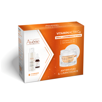 „Avène“ veido rinkinys su vitaminu CG kremu 50 ml 100 ml 50 ml 100 ml