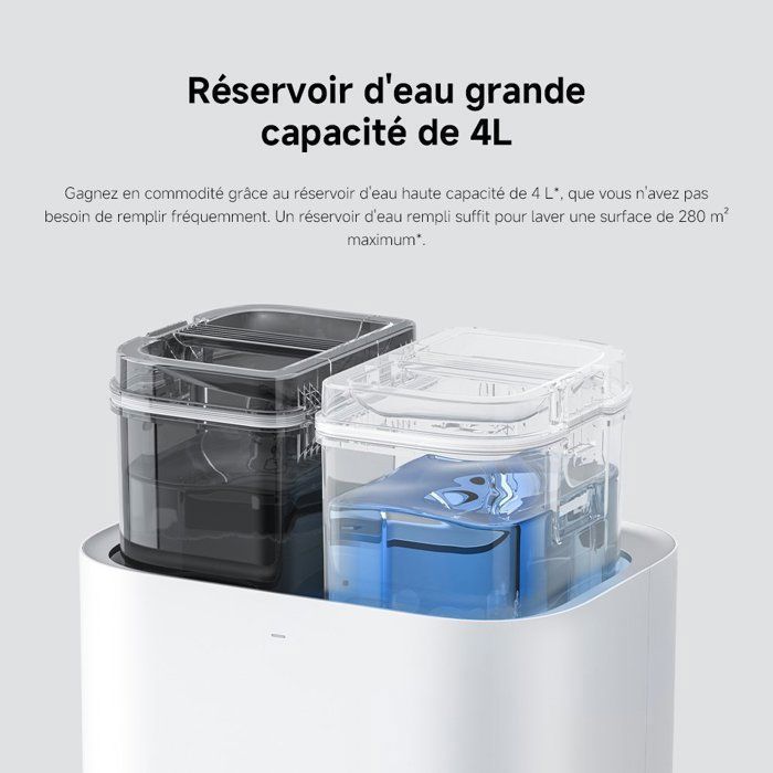 XIAOMI Robot Vacuum X20+, Station Tout-en-Un avec vidage, Lavage & séchage Auto, évitement d’Obstacles S-Cross™,  Mi Home.