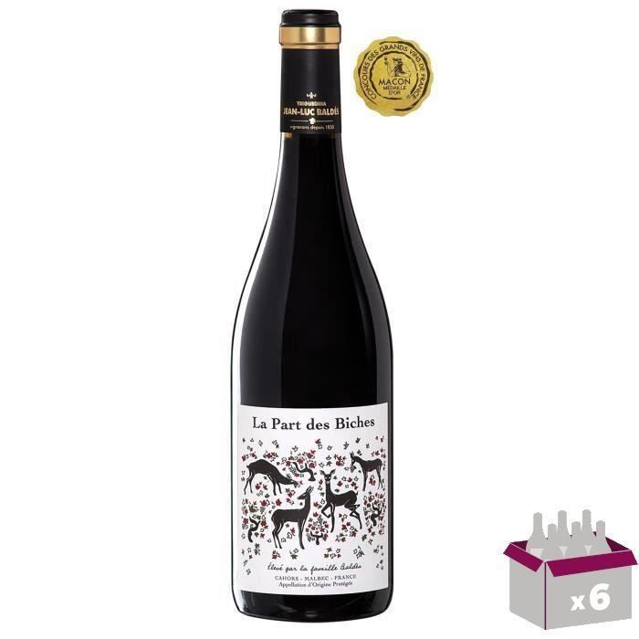 Jean-Luc Baldès Cahors - Vino tinto del suroeste de Francia 2023 x6
