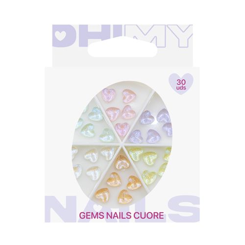 „Oh My Nails Gems Nails Cuore“ Nagų dekoravimas ir nagų dailė