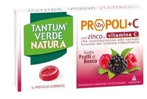 TANTUM Tantum Verde Natura Frutti di Bosco 15 pastilles supplément pour maux de gorge