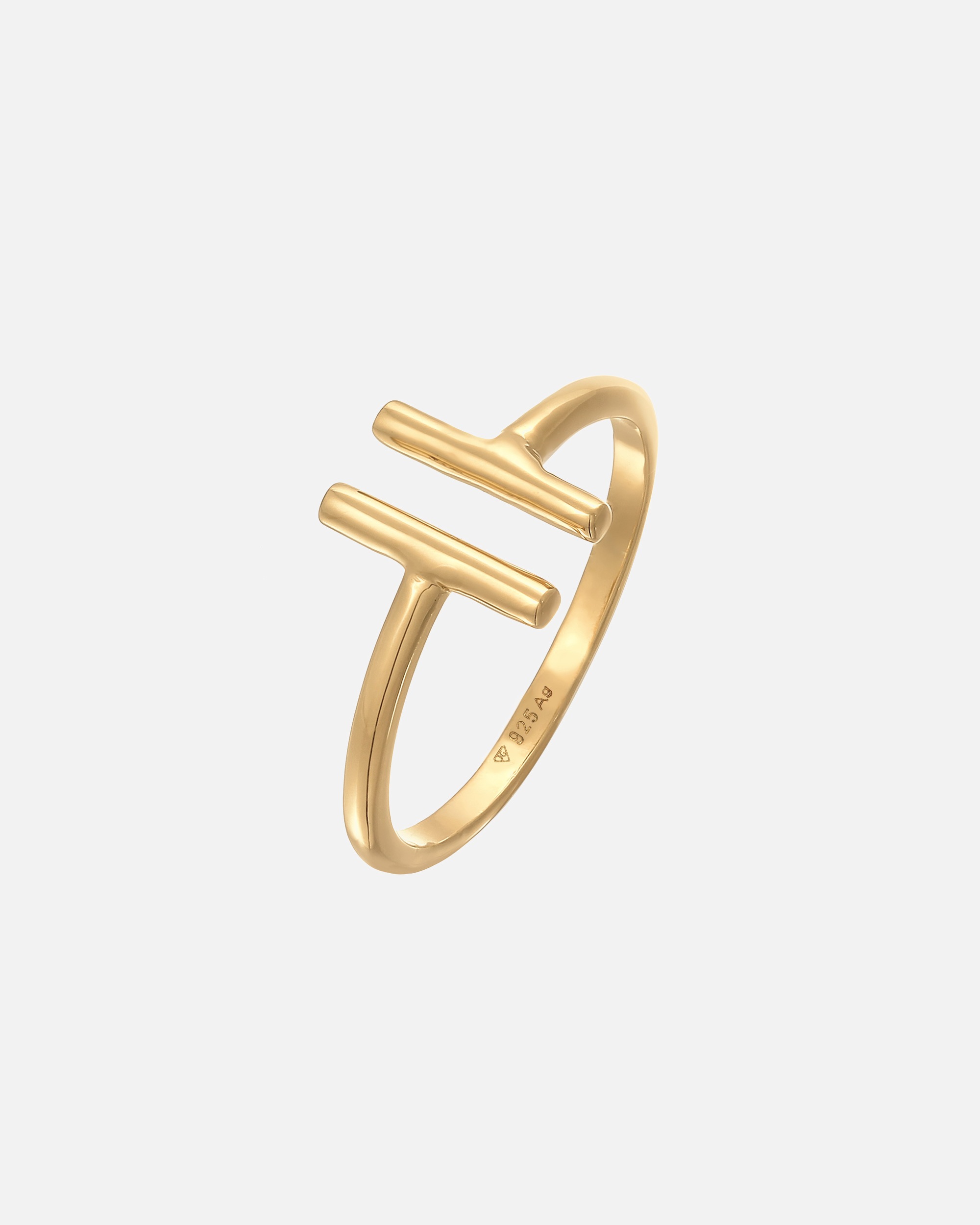 Elli Femmes Géo Bâton Tendance Ouvert en Argent Sterling 925