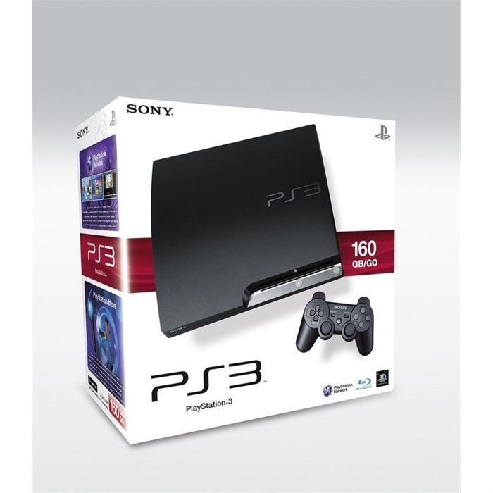 PS3-console 160 GB Zwart / PS3-console.
