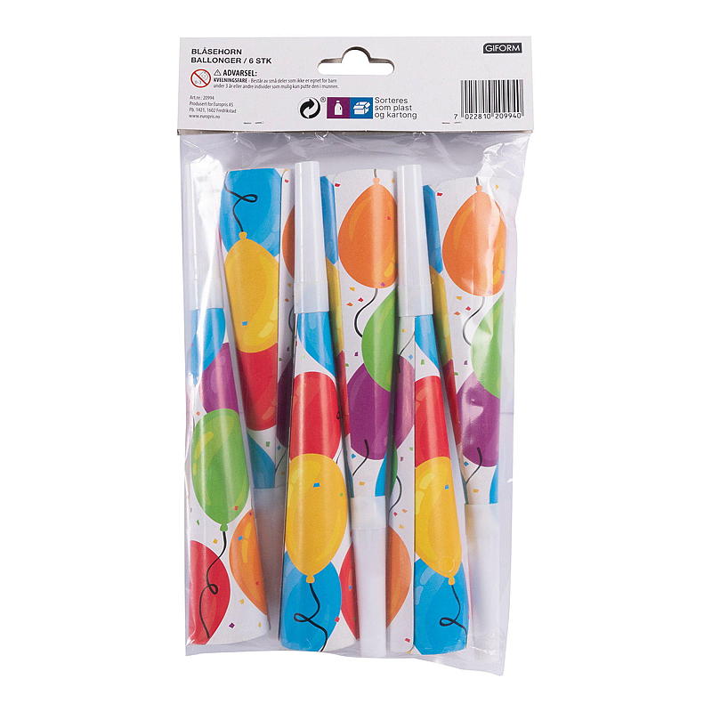 Soplete Giform, 6 unidades. Globos
