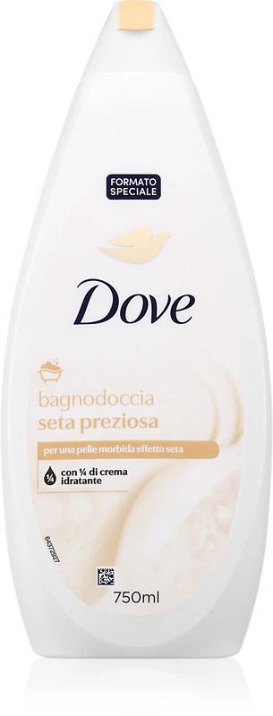 „Dove Precious Silk“ dušo želė švelniai ir švelniai odai