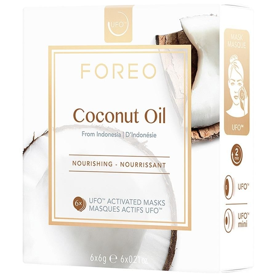Mascarilla hidratante FOREO UFO™ con aceite de coco - 6 unidades