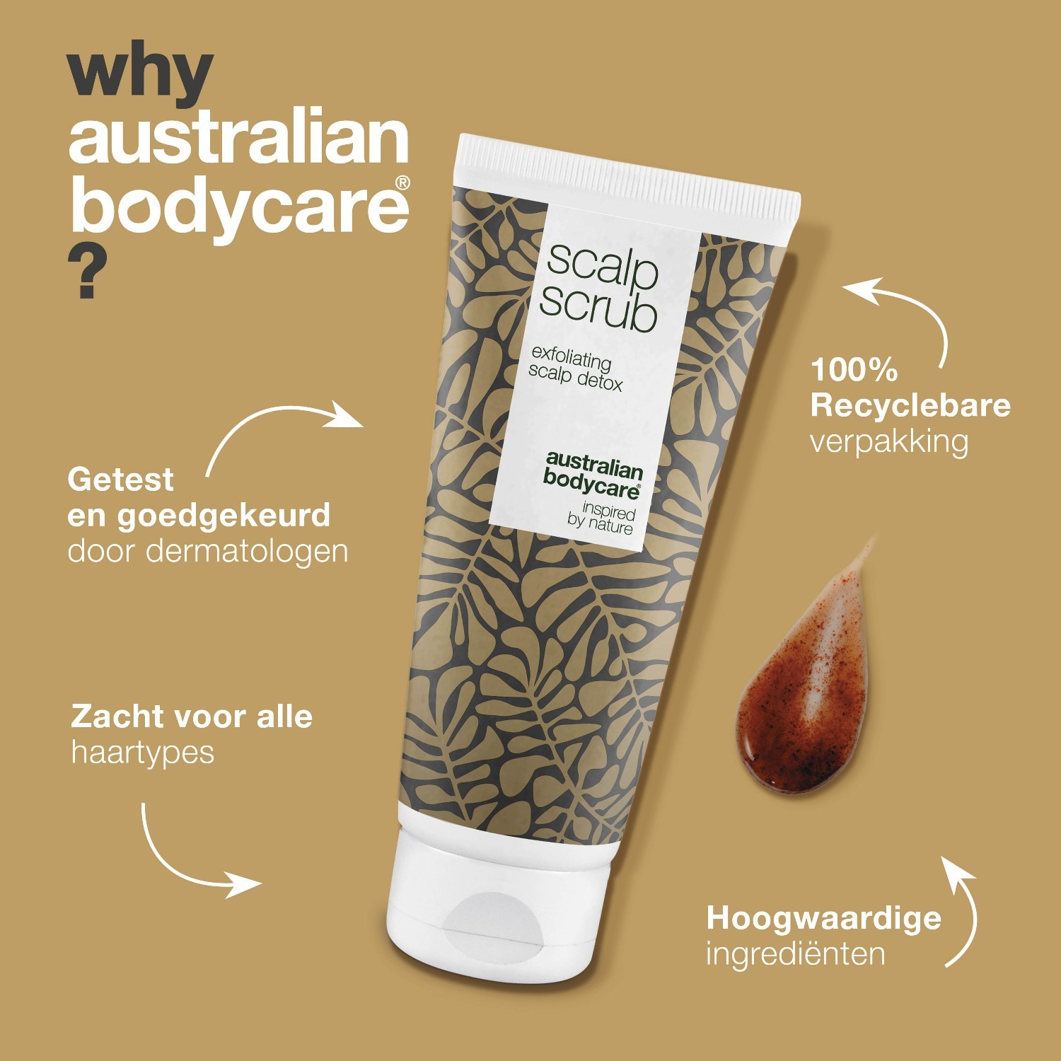 Australian Bodycare galvas ādas skrubis – 200 ml