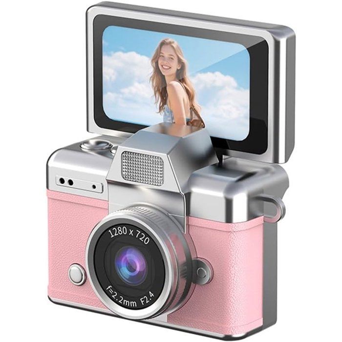 Mini Keychain Camera - 1080p Digital Camera with 64GB TF Card, Compact Gadget for Kids and Adults, Item