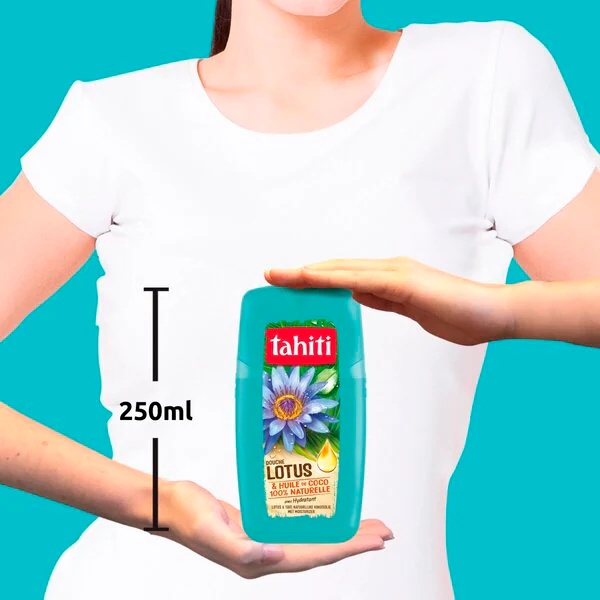 Gel za tuširanje s lotosom Tahiti i kokosovim uljem<br>250 ml - Normalna koža