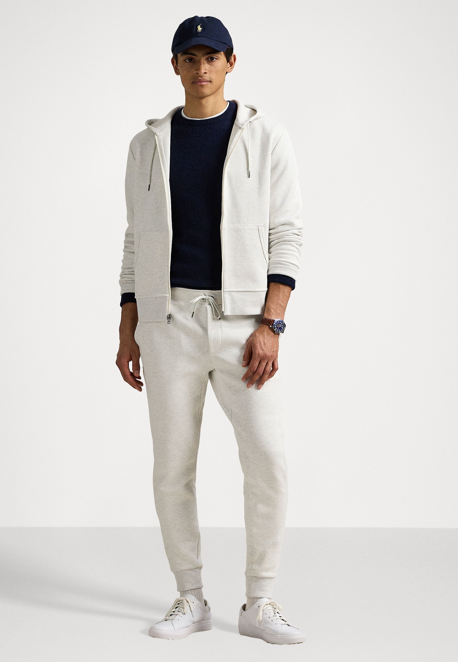 Polo Ralph Lauren hoodie met volledige ritssluiting - Sweatshirt met ritssluiting - soho heather