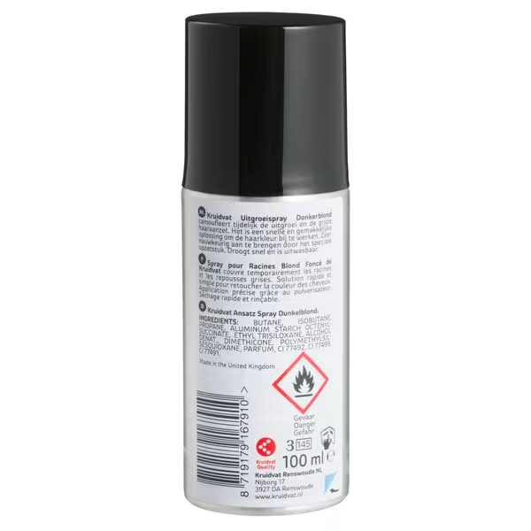 Kruidvat Colors to Cover sprej za odrastke od 7-9 temno blond barve, 100 ml