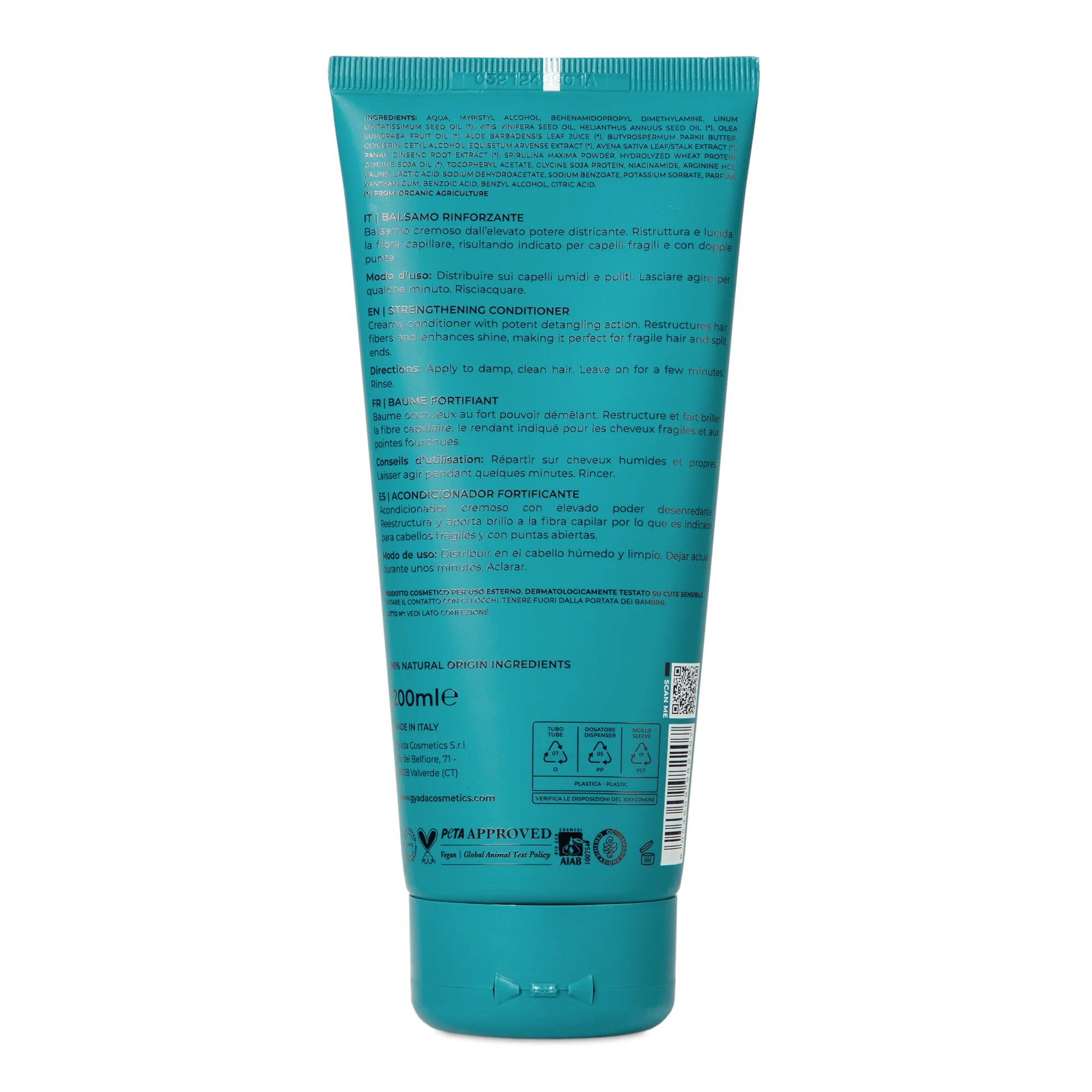 Spirulina Balsamo Rinforzante - Balsamo Rinforzante Capelli