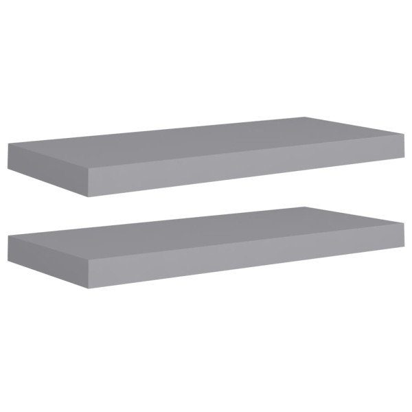 Półka ścienna Szary 60 x 23.5 x 3.8 cm MDF vidaXL