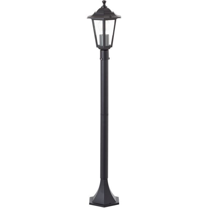 Paletto luminoso da esterno - BRILLIANT - CARLEEN - nero - metallo/vetro - E27 max 60W - IP44