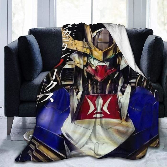 Manta de Mobile Suit Gundam Iron-Blooded Orphans - Morada - Adulto - Rectangular