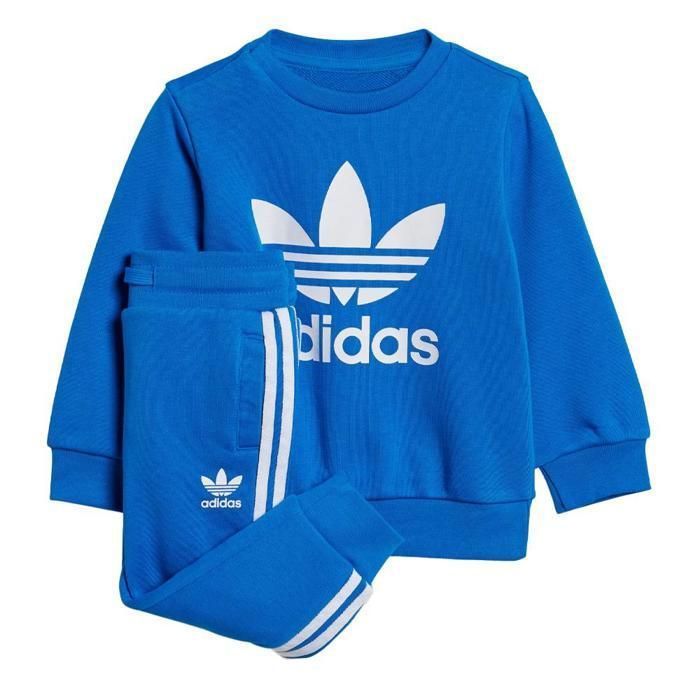 Conjunto Adidas Baby Crew ED7679 (Azul)