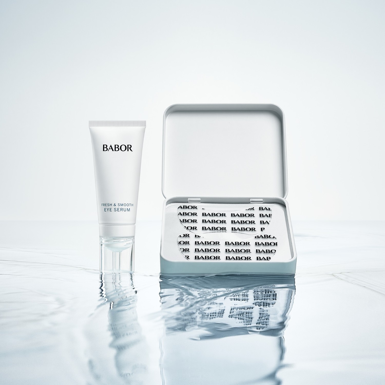 BABOR Skinovage serum za trenutnu svježinu i glatkoću oko očiju + flasteri - 1 komad