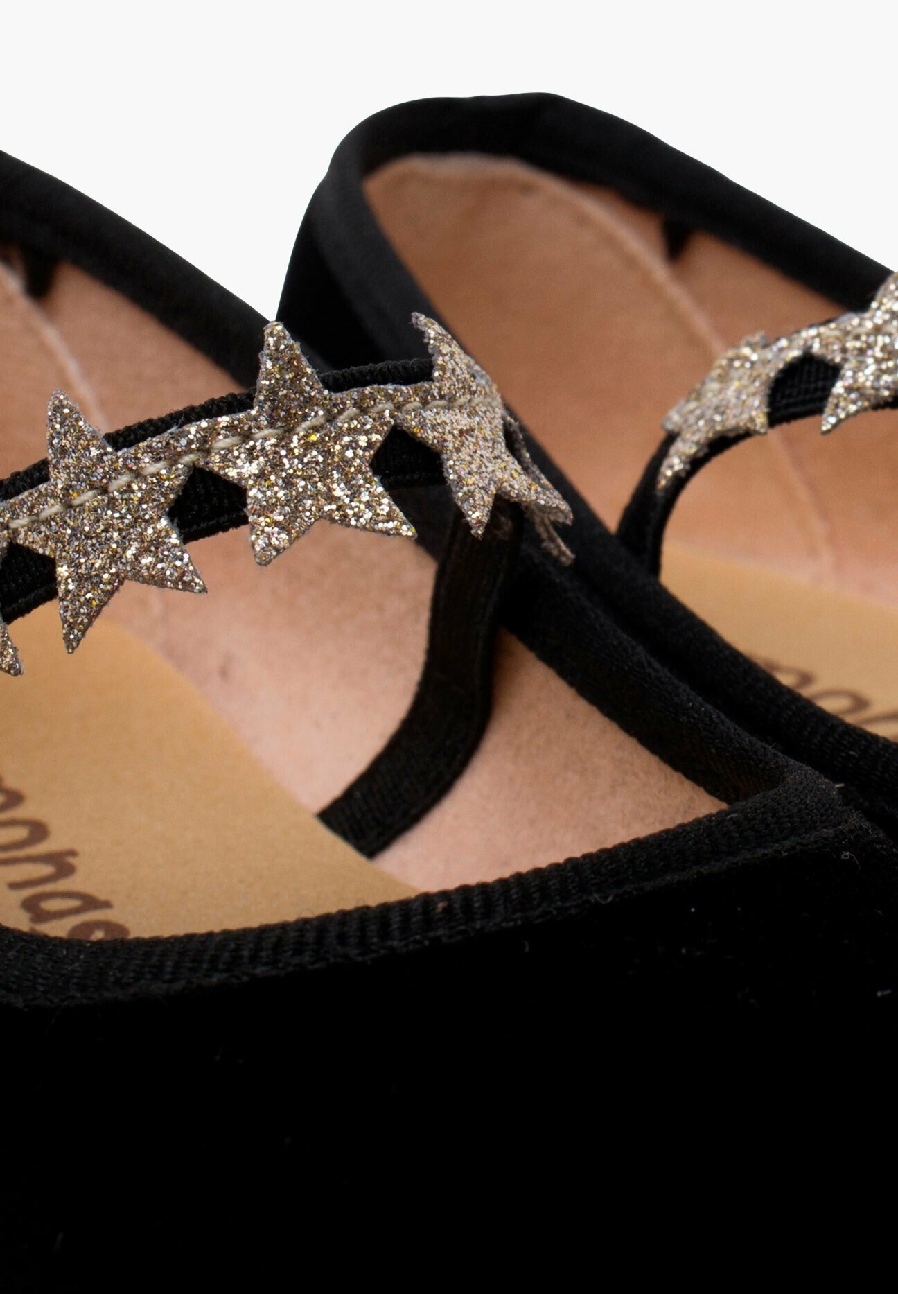 Pisamonas Mary Janes Elastic Stars - Scarpine da neonata - nere