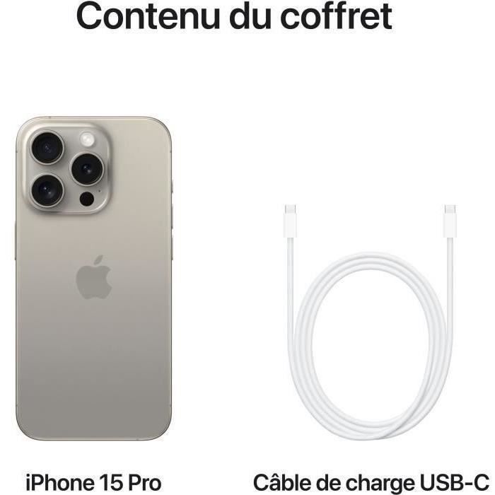 Apple iPhone 15 Pro 128 GB Gris (eSIM) (2023) - Reacondicionado - Excelente estado
