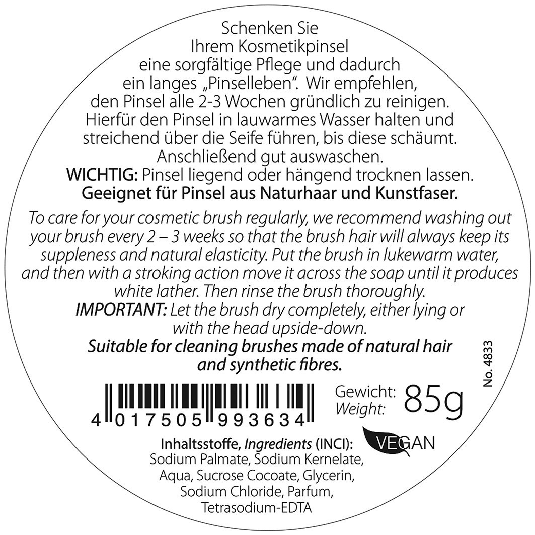 Da Vinci Pinselreiniger, Seife voor da Vinci Classic Pinsel – 85 g
