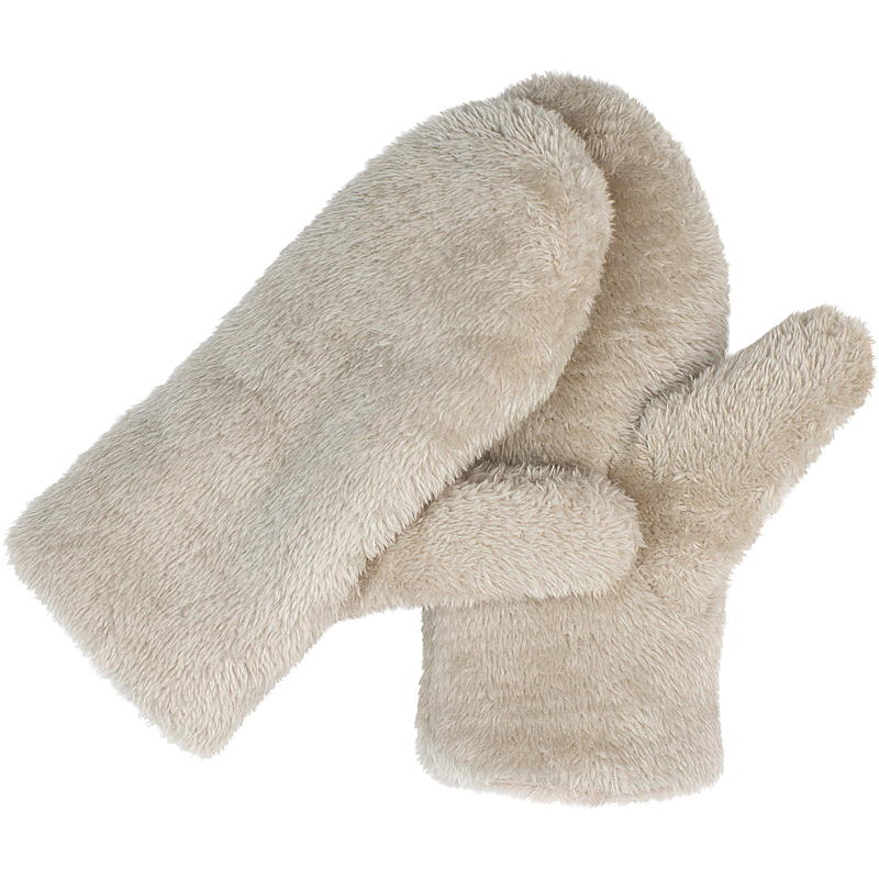 Vantar i beige teddyfleece