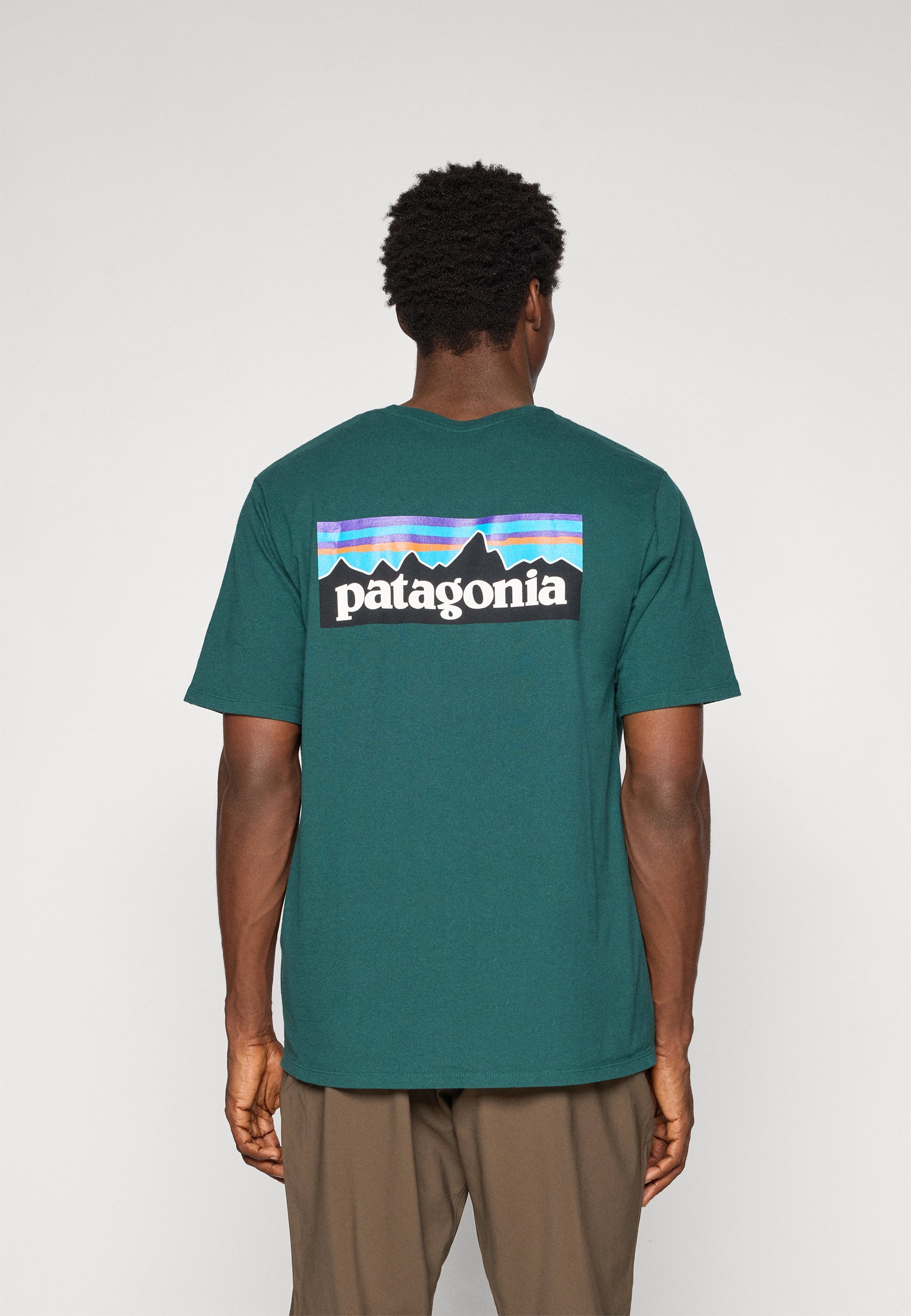 Patagonia LOGO - T-shirt met print - cascadegroen