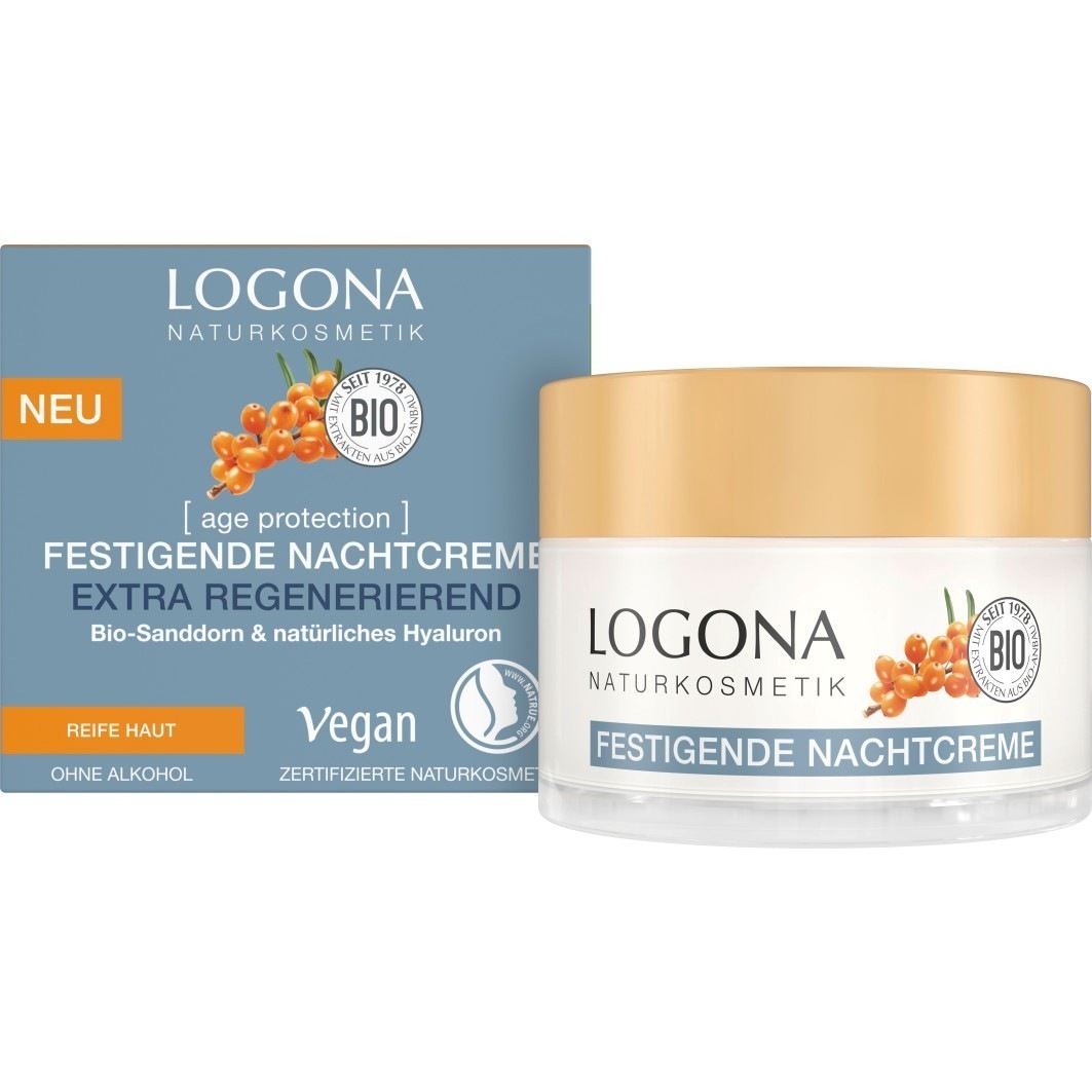 Logona noćna krema protiv starenja, ekstra regenerirajuća - 50 ml