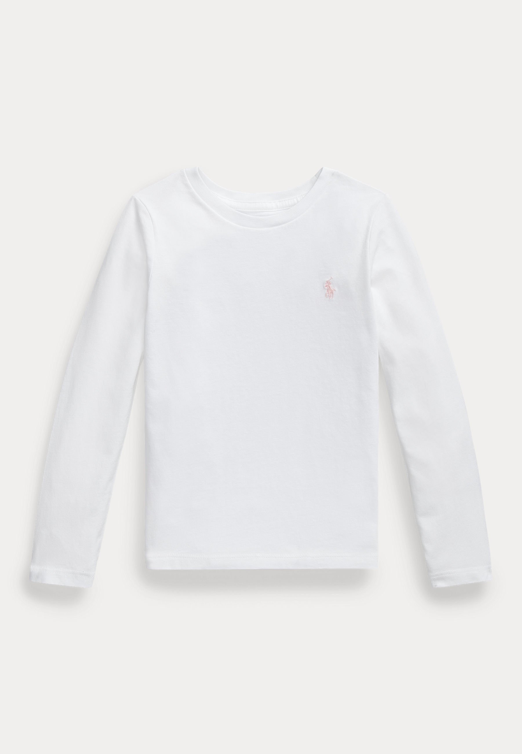 Polo Ralph Lauren katoenen jersey T-shirt - Top met lange mouwen - wit