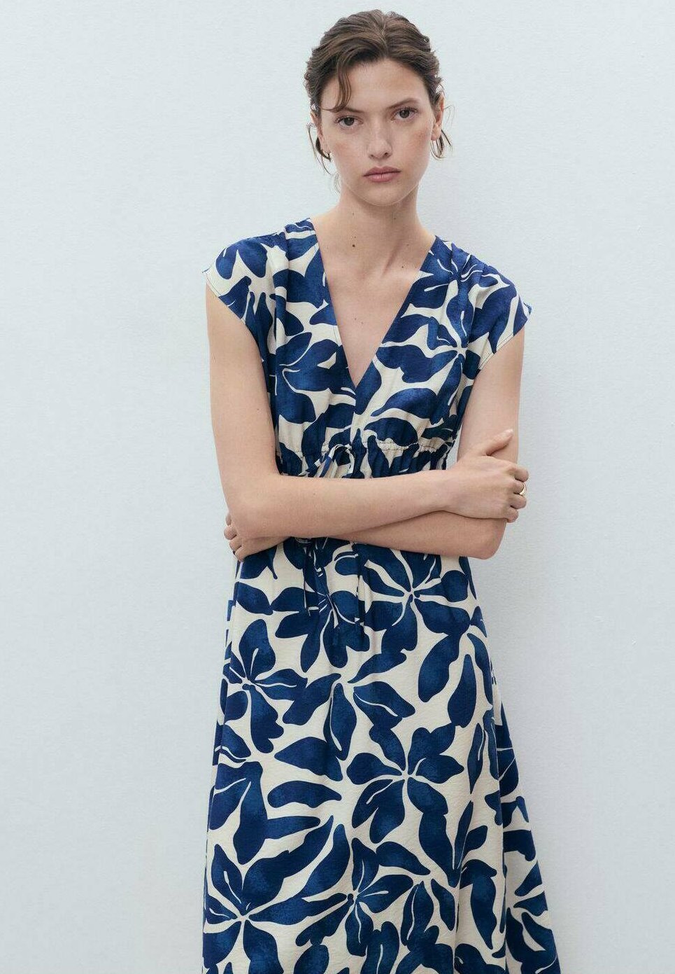 Abito da giorno Mango PRINTED - blu scuro