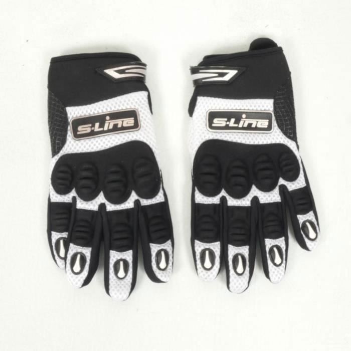 S-Line motocross/mountain bike/downhill gloves, size M, for men/women, black/white, GAN 460 M 09, new