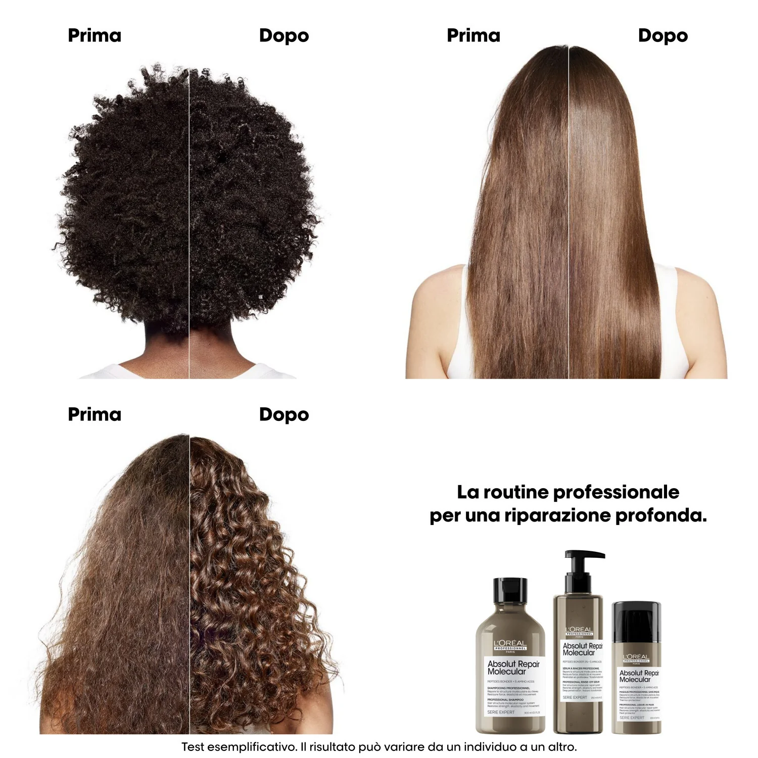 SERIE EXPERT New Absolut Repair Molecular Rinse-Off Serum - Balsamo Riparatore Capelli
