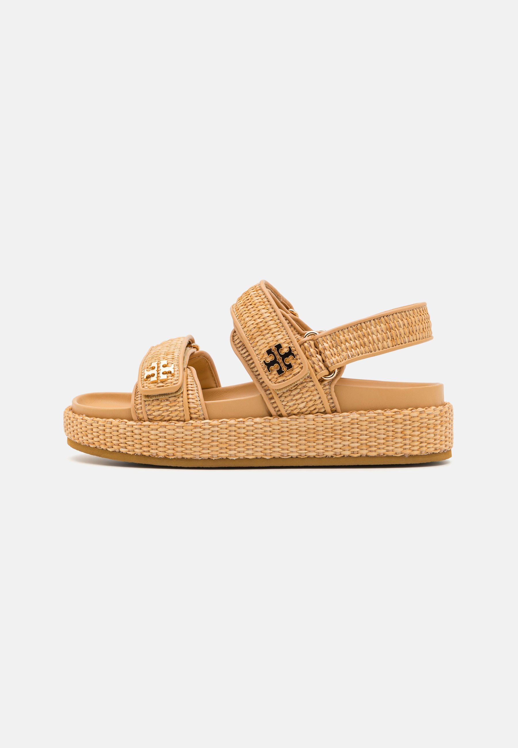 Tory Burch KIRA SPORT - Sandały na platformie - naturalne