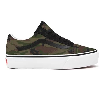 Camo Old Skool Platform Personalizzate