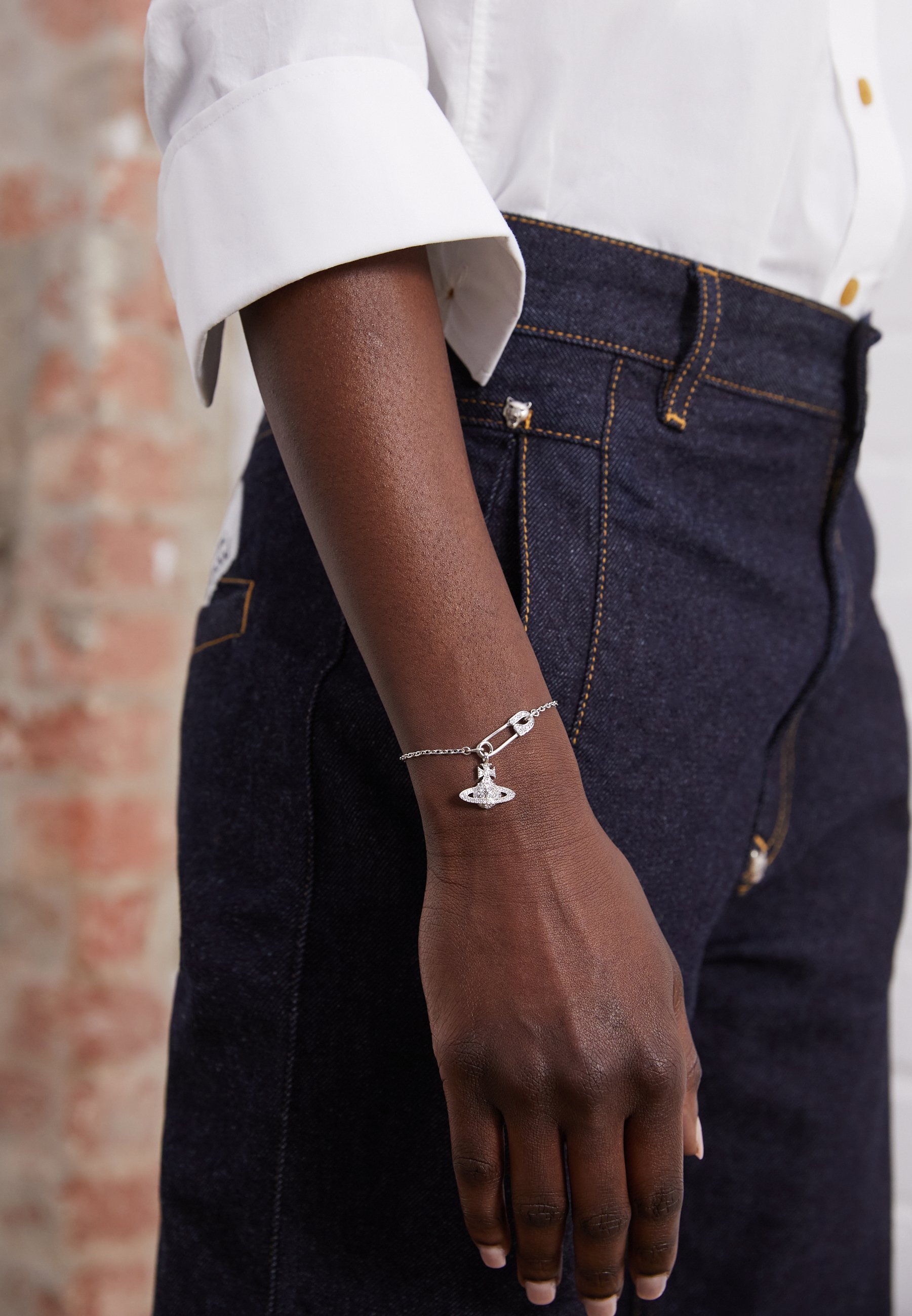 Vivienne Westwood LUCRECE ARMBAND - Armband - zilverkleurig