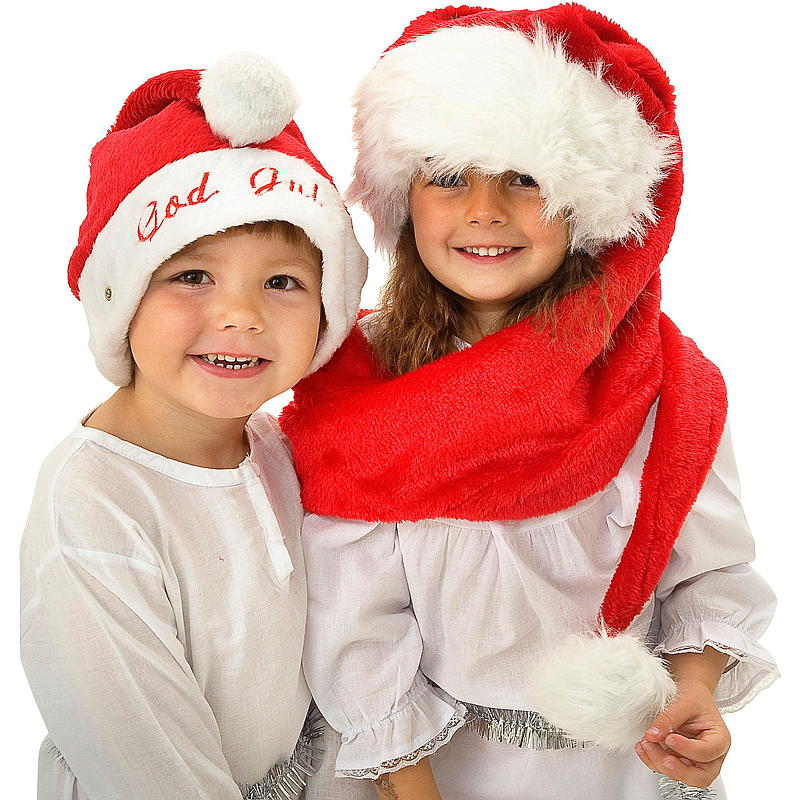 Julemandshue lang, plys