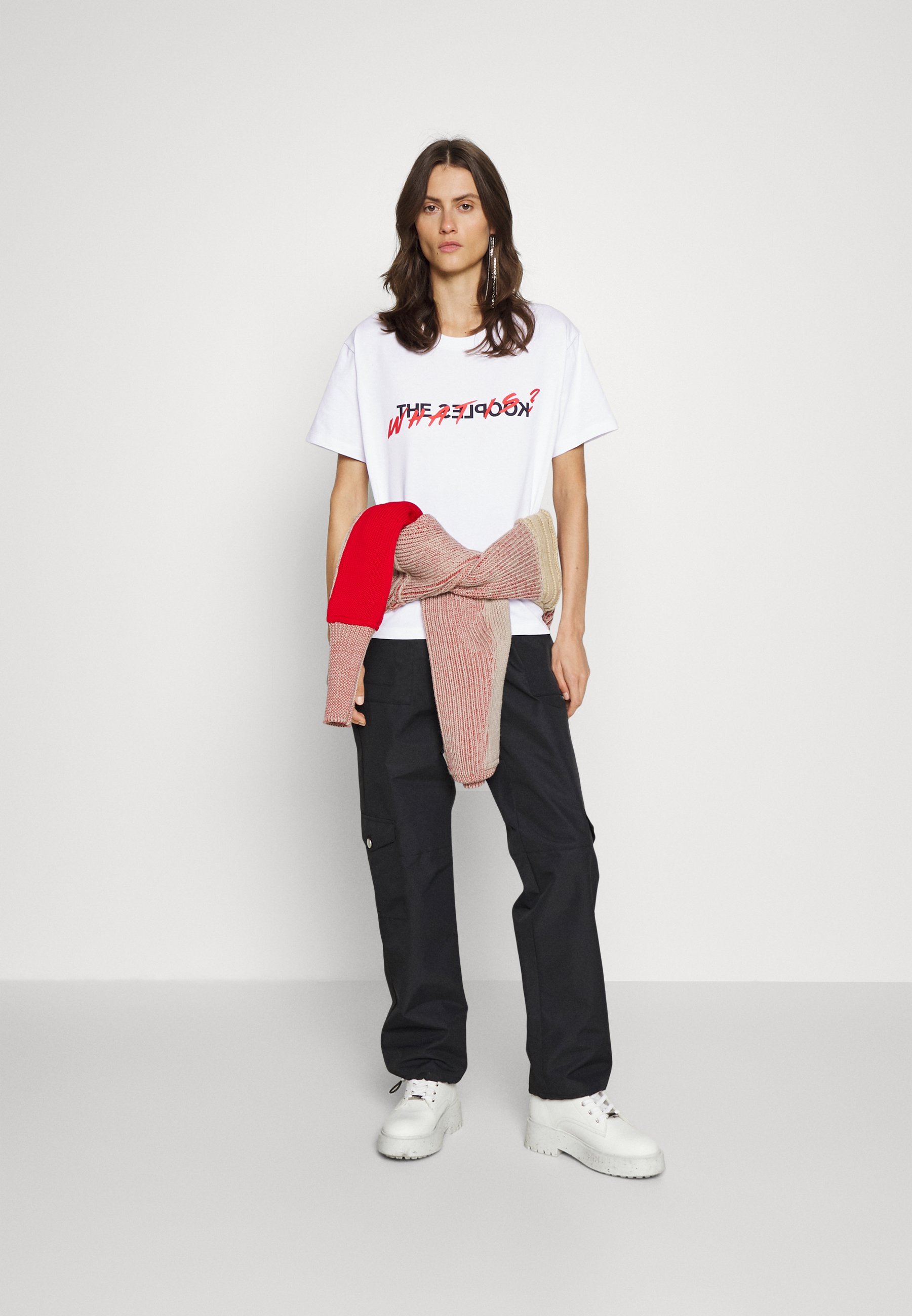 T-SHIRT The Kooples - Maglietta stampata - bianca