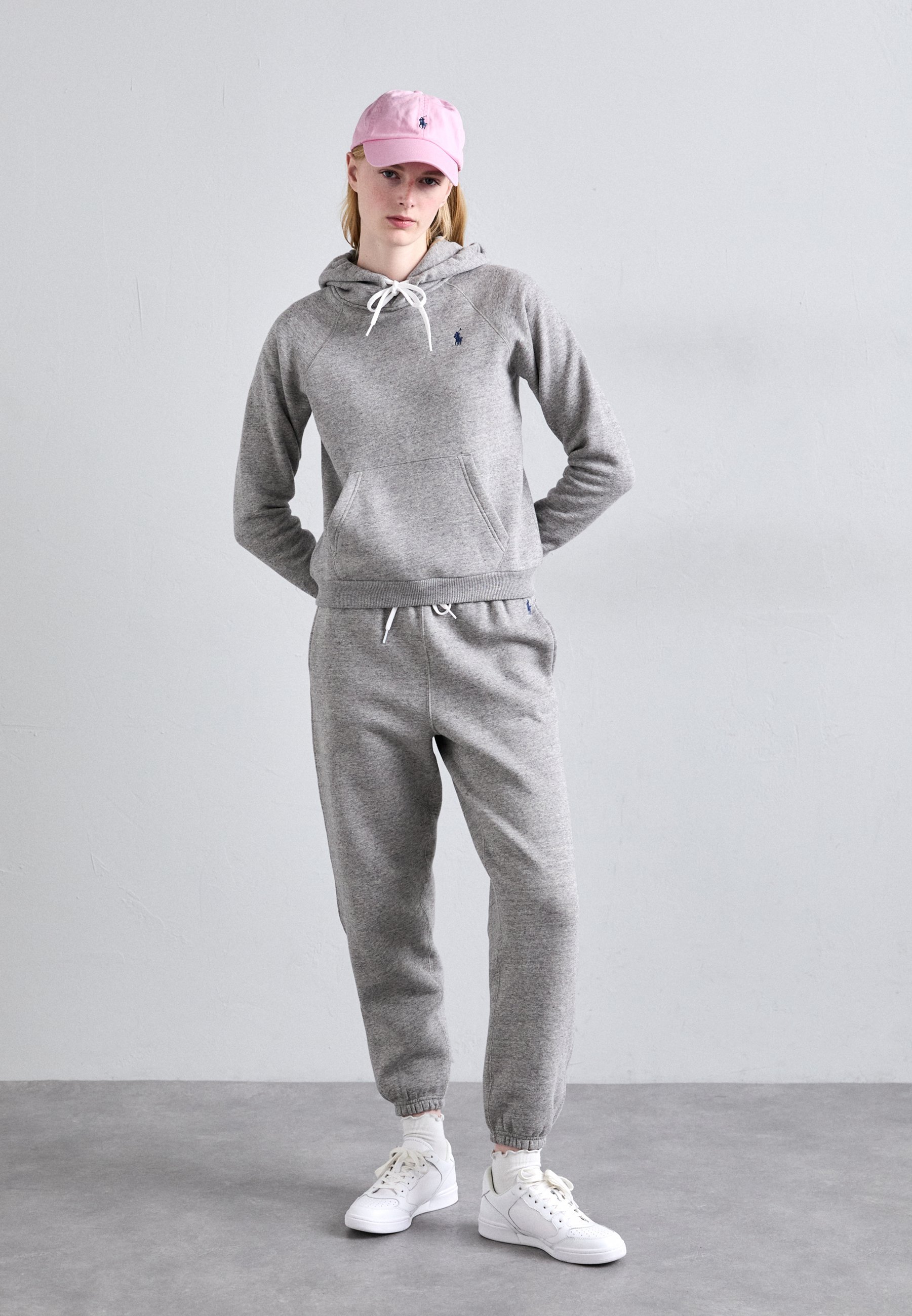 Felpa con cappuccio Polo Ralph Lauren SHRUNKEN FIT - Felpa - grigio scuro vintage