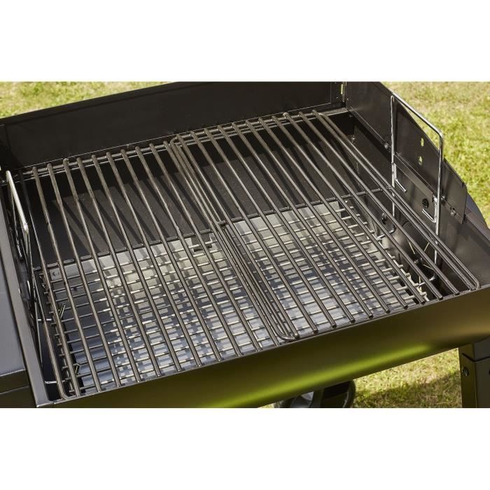 COOK'IN GARDEN TONINO 50 Houtskoolbarbecue - L 102 x B 71 x H 90 cm - Kookoppervlak: 42 x 41,5 cm - Zwart