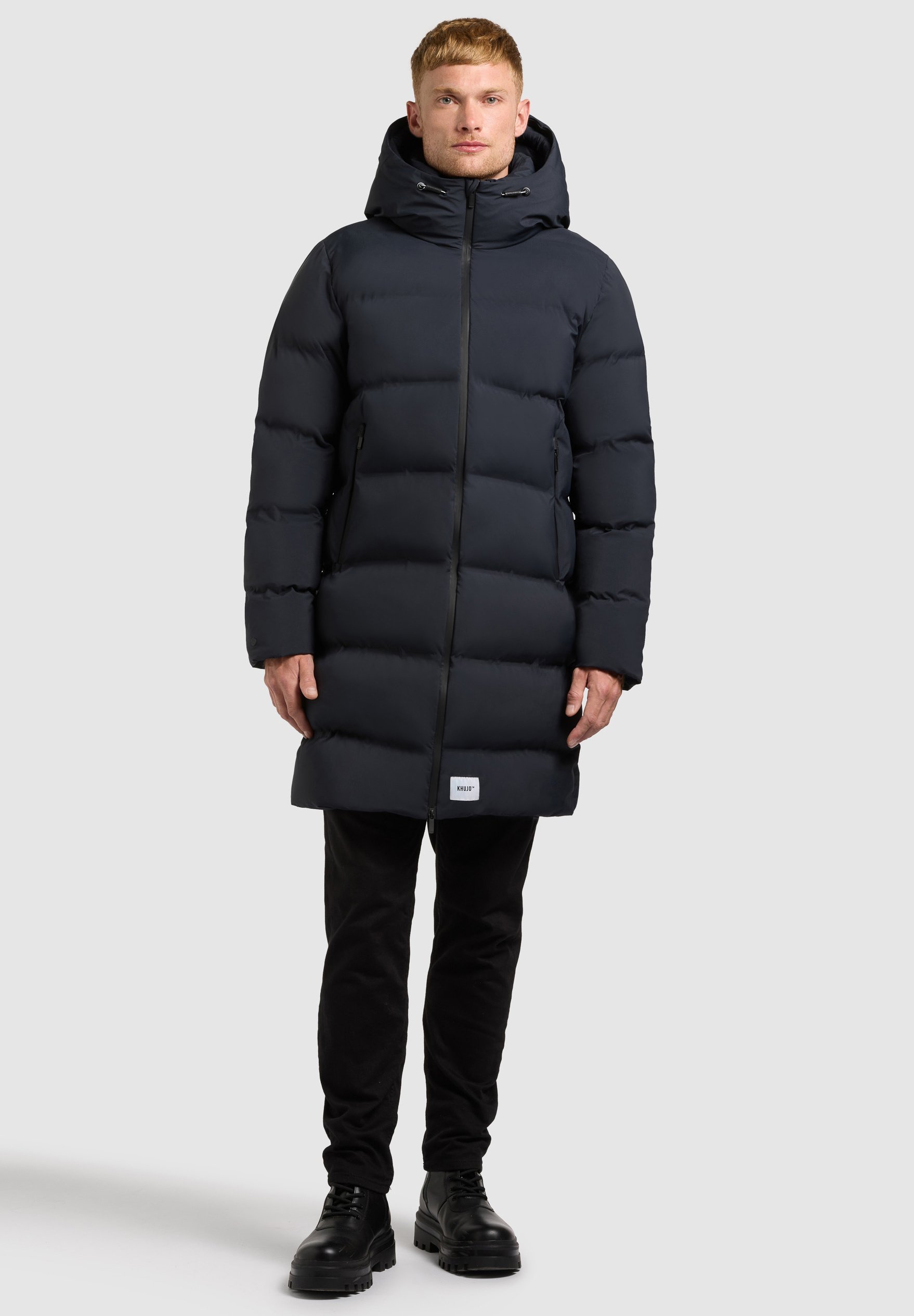khujo CAIUS3 - Cappotto invernale - blu porto