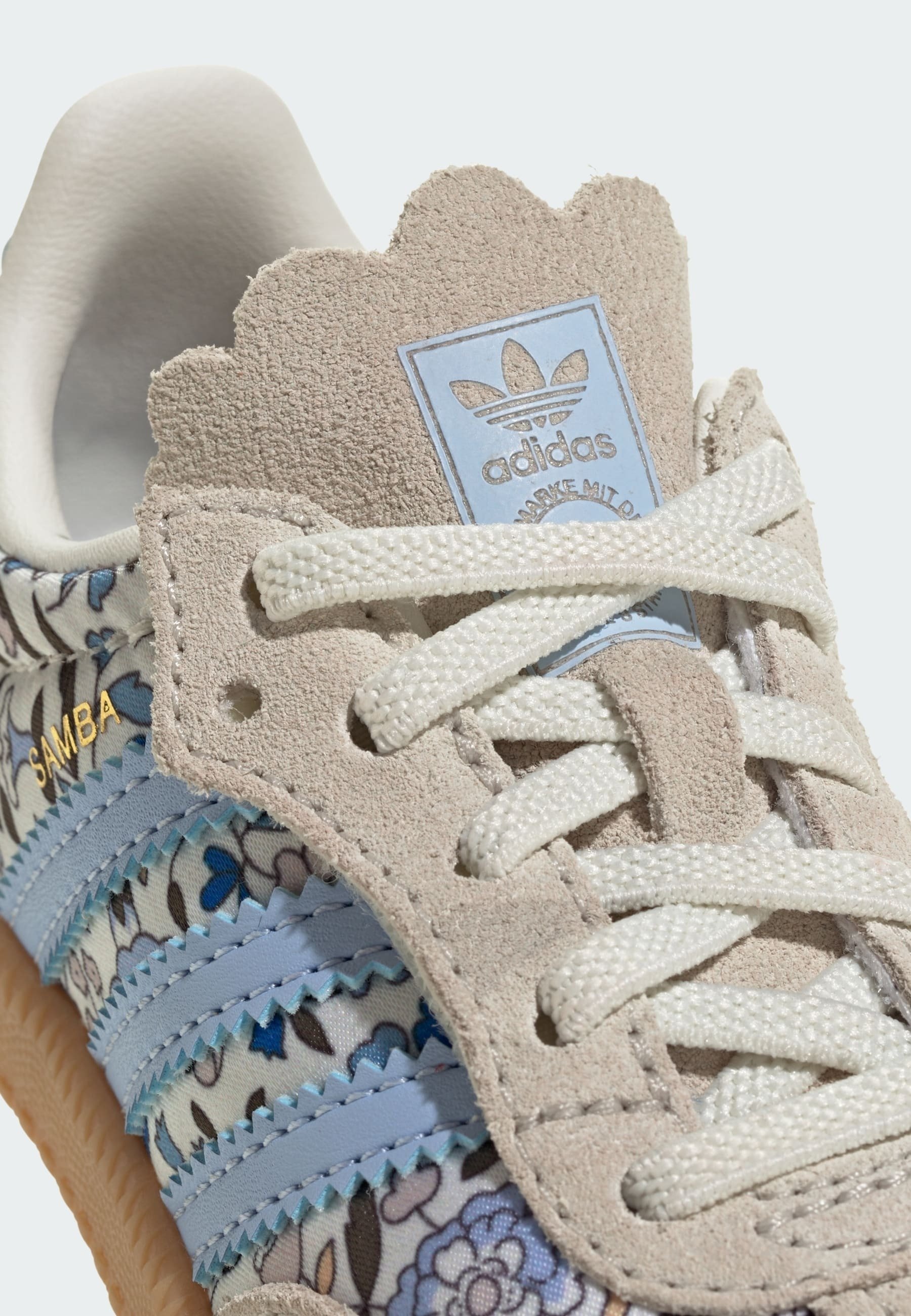 adidas Originals babyschoenen - blauw off white gum