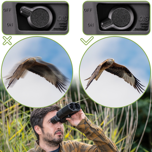 Jumelles 16x42 avec stabilisateur d'image