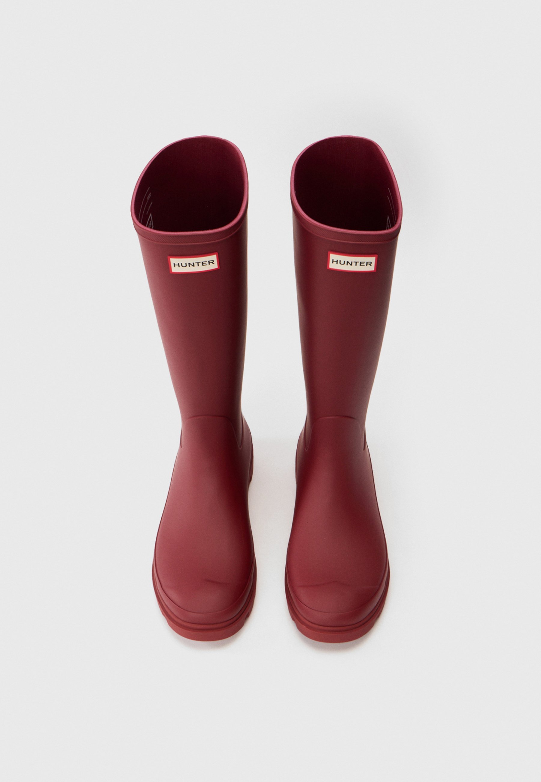 Hunter ORIGINAL DOWNPOUR TALL UNISEX - Holínky - merlot