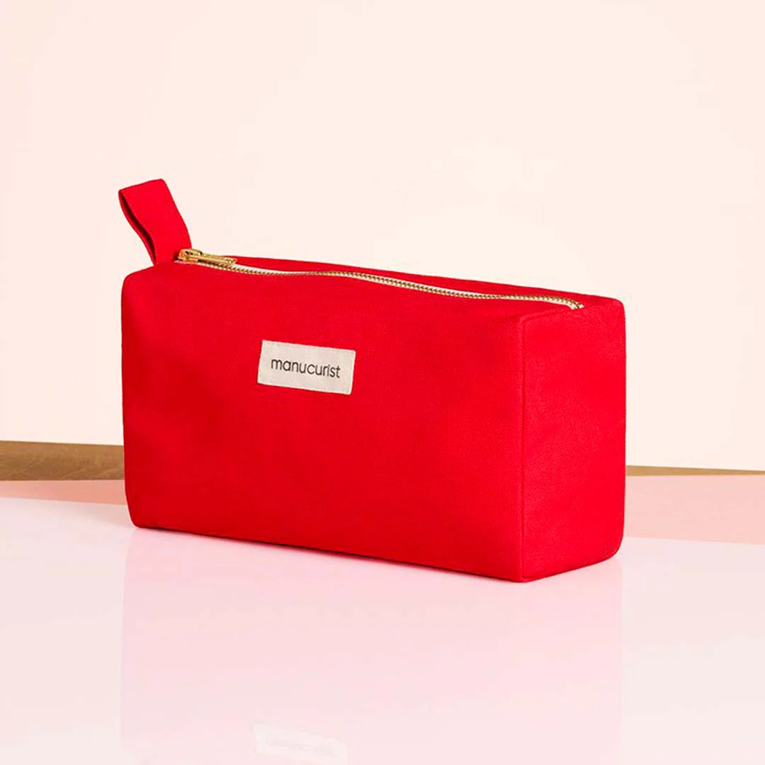 Accessoires Trousse Rouge coton bio