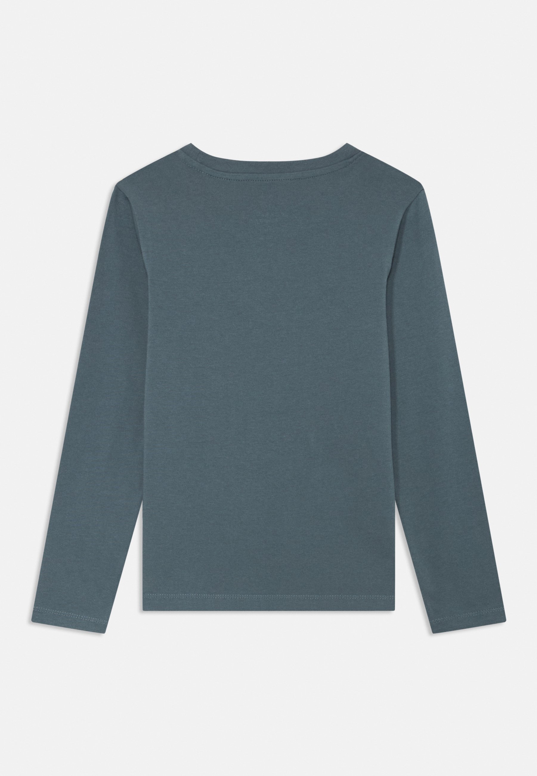 Jack & Jones Junior JJELOGO - Lot de 2 t-shirts à manches longues - Tempête/Ciel de capitaine